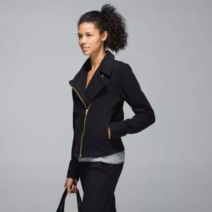Lululemon Lab Shadow Moto Jacket Black